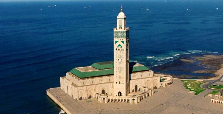 Hassan ll mosque in Casablanca